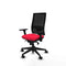 Piqueras y Crespo 3D066N0 - Bureaustoel - Verstelbare hoogte met armleuning en hoofdsteun - Rood