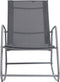 vidaXL - Tuinschommelstoel - 95x54x85 - cm - textileen - taupe
