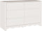 vidaXL - Ladekast - 'DRAMMEN'Wit - 111x43x73,5 - cm - Massief - Denhout