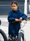 AGU GO Parka Kids - Regenjas Essential - Waterdicht Ademend - Blauw - 128