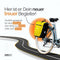 RADGEIST fietstas - bagagedrager tas - waterdicht 25L - geel