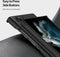 Dux Ducis - Geschikt voor Samsung Galaxy S23 Ultra - Grid Serie - Back cover hoes - Zwart