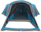 vidaXL - Tunneltent - voor - gezin - 8-persoons - waterdicht - blauw