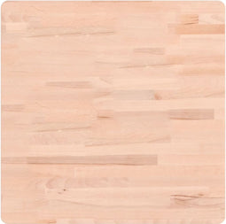 vidaXL - Tafelblad - vierkant - 60x60x4 - cm - massief - beukenhout