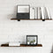 vidaXL - Wandschappen - 4 - st - 80x20x1,5 - cm - bewerkt - hout - gerookt - eikenkleur