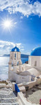 Dekoidea Aegean Sea Deursticker 83 X 210 Cm Vinyl Wit/blauw