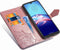 Hoesje Met Pasjeshouder Geschikt voor Motorola Moto E6s - Mandala Bookcase - Roze