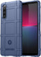 iMoshion Hoesje Geschikt voor Sony Xperia 10 V Hoesje Siliconen - iMoshion Rugged Shield Backcover - Donkerblauw