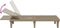 vidaXL - Ligbedden - 2 - st - 155x58x83 - cm - polypropeen - lichtbruin