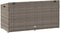 vidaXL - Tuinbox - 110x50x58 - cm - poly - rattan - grijs