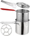 Ceruzo Mini Frituurpan - 1.2L - RVS - Gasfornuis - Met Mandje