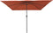 vidaXL - Vierkante - Tuinparasol - 295x245 - cm - Terracotta