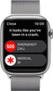 Apple Watch Series 8 (2023) - Smartwatch - GPS + Cellular - 41mm RVS Milanees bandje Zilver