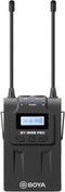 Boya BY-WM8 Pro-K2 - Draadloze microfoonset - 100 meter bereik - 2 AA-batterijen (niet meegeleverd)