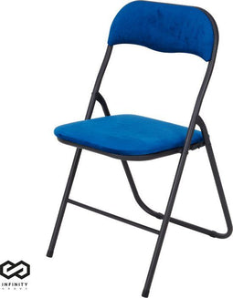 Infinity Goods Klapstoel - Vouwstoel - Fluweel - Eettafelstoel - Opklapbare Stoel - 43 x 47 x 80 CM