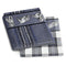 DDDDD Baloe - Theedoek - 60x65 cm - Set van 6 - Blue