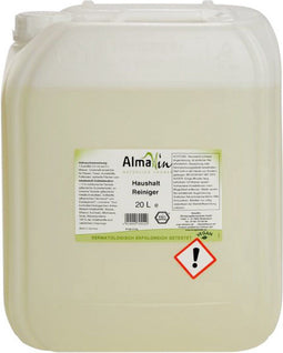 AlmaWin Allesreiniger Lemon Power – Geschikt voor verschillende oppervlakken – Schoonmaken in huis – Citroen geur – Vegan – Dermatologisch getest – 100% duurzaam – 20L