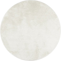 vidaXL - Vloerkleed - OVIEDO - laagpolig - Ø - 100 - cm - crèmekleurig