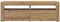 vidaXL - Tv-meubel - met - LED - 120x35x40 - cm - bewerkt - hout - artisanaal - eiken