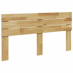 vidaXL - Hoofdbord - 150 - cm - massief - hout - eiken
