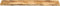 vidaXL - Tafelblad - met - natuurlijke - rand - 180x20x3,8 - cm - massief - mangohout