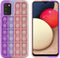 iMoshion Hoesje Geschikt voor Samsung Galaxy A02s Hoesje Siliconen - iMoshion Pop It Fidget Toy - Pop It hoesje - Multicolor