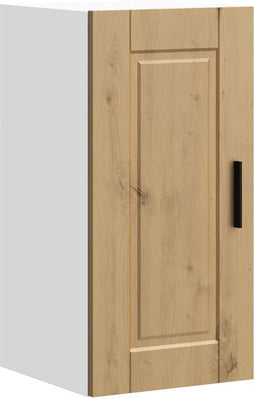 vidaXL - Keukenwandkast - Porto - bewerkt - hout - artisanaal - eikenkleur