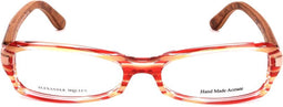 Ladies'Spectacle frame Alexander McQueen AMQ-4136-A0O Red