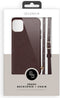 Selencia Hoesje Geschikt voor Samsung Galaxy S21 Hoesje Met Koord - Selencia Aina Slang Hoesje met koord - Rood