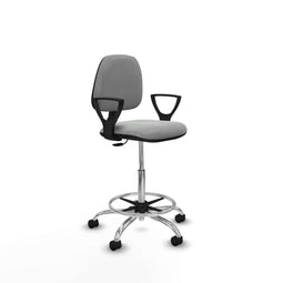 Piqueras y Crespo BFN05RN - Bureaustoel - Hoogteverstelbaar - Lichtgrijs
