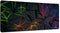 SUBBLIM Neon Obsidian XL - Gaming muismat - Rubber met anti-slip - Zwart Meerkleurig