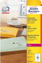 Avery L4772-25 - Laseretiketten - Jamfree en Quickpeel - 99,1 x 42,3 mm (25 vellen)