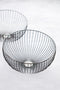 Point-Virgule - Wire - Fruitschaal - Fruitmand - Metaal - zwart ø 30cm H 13cm