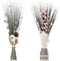 Boeket DKD Home Decor Blommor Kokosvezel (2 pcs) (35 x 20 x 100 cm)