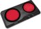 Brock Electronics Compacte Elektrische Kookplaat - Infrarood Kookplaat - 2 Pits - 1200 + 800W - Zwart