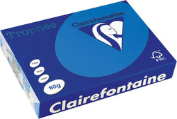 Kopieerpapier trophee a4 80gr caribenblauw | 5 stuks