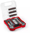 Einhell 49109022 - Dopsleutel-bitinzetset 1/4 - 37-delig met snelwisselbithouder en ratel (1 set)
