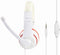 Gembird MHS-03-WTRD - Over-Ear Headset met Microfoon - Comfortabele oorkussens - Rood/Wit