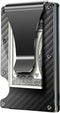 Northwall Pasjeshouder - Carbon Creditcardhouder met Geldclip - Money clip - RFID Anti-Skim - Max. 12 pasjes
