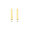 Sparkle14 Balkje Oorknoppen 8 mm - 14k Geelgoud - Trendy