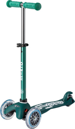 Micro Step Mini Deluxe - Eco Step - Lean-and-steer ontwerp - Groen