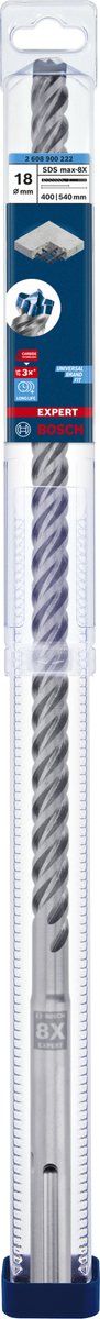 Bosch EXPERT SDS Max-8X - Hamerboor - 4 snijkanten - Langdurige prestaties