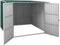 vidaXL - Tuinschuur - 195x198x159 - cm - gegalvaniseerd - staal - groen