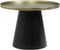 Light & Living Salontafel Popeta - Antiek Brons/Zwart - Ø60cm - Industrieel