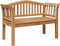 vidaXL - Tuinbank - 120x53.5x85 - cm - Massief - Teakhout