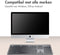 Accezz Draadloos Toetsenbord Bluetooth - QWERTY US - Ergonomisch Design - Zwart