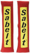 Seat Belt Pads Sabelt SB450040/S Red Velcro (2 uds)