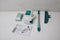 Leifheit Dry & Clean - raamzuiger met inwasser en steel - 43 cm - Turquoise
