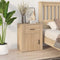 vidaXL - Nachtkastje - 50x36x60 - cm - bewerkt - hout - sonoma - eikenkleurig