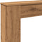 vidaXL - Haardombouw - 100x20x100 - cm - bewerkt - hout - artisanaal - eikenkleurig